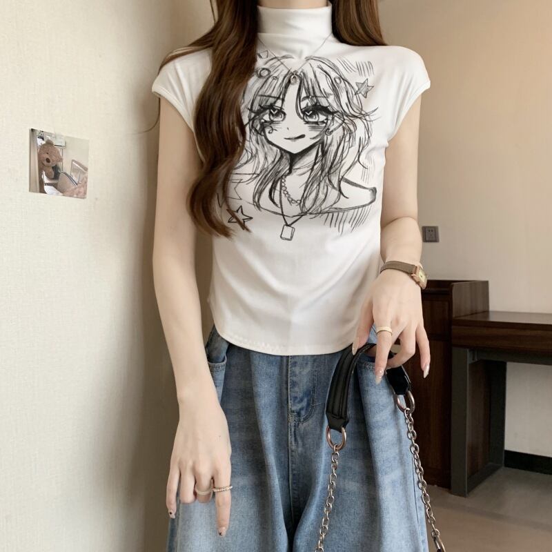 【tops】ハーフネックTシャツG20245