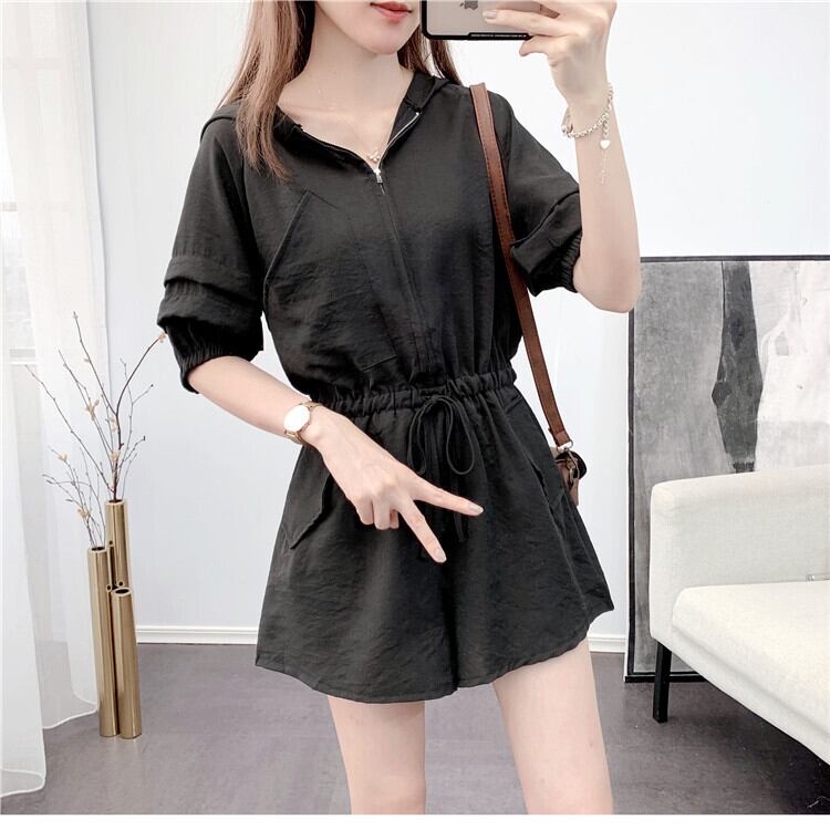 【set】ファッション好感度UP!気質満点ルーズ着痩せオールインワン G1047