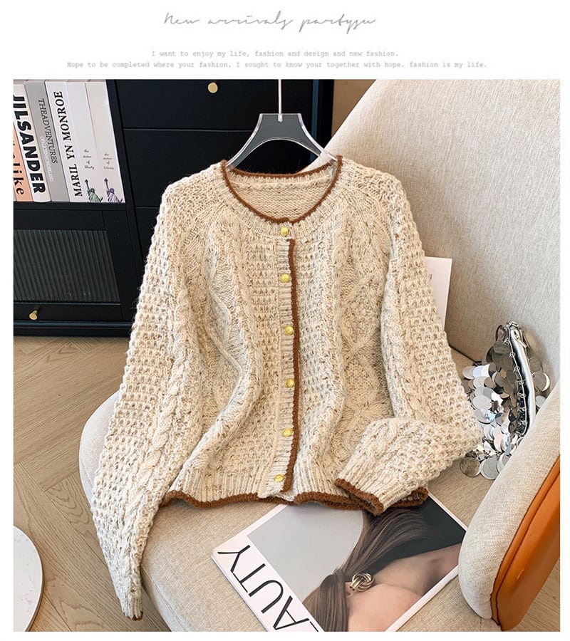 【outer】ニットカーデ　M29182