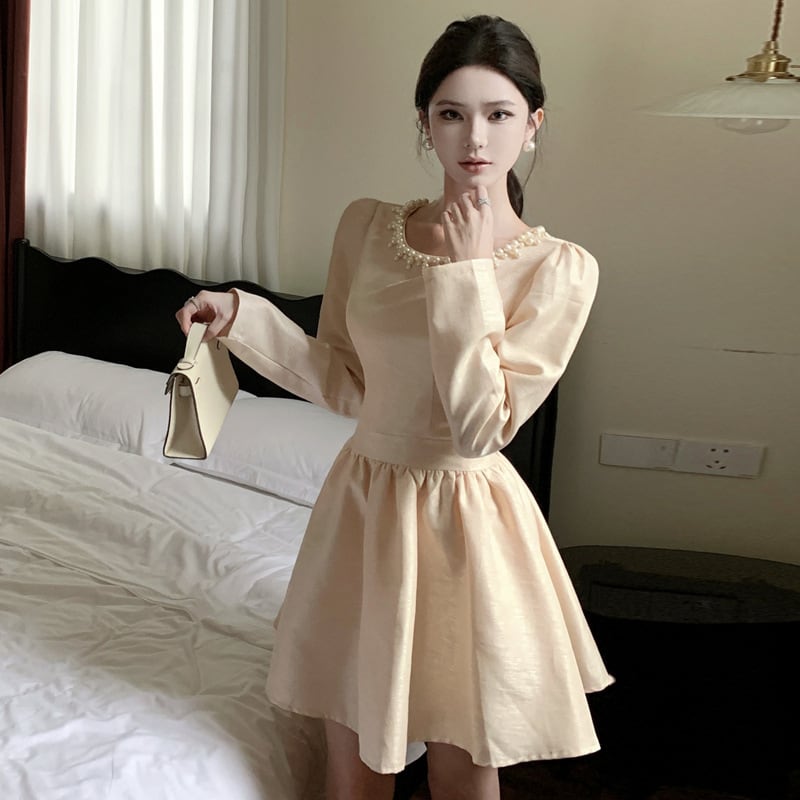 【dress】パールデートワンピース　M26207