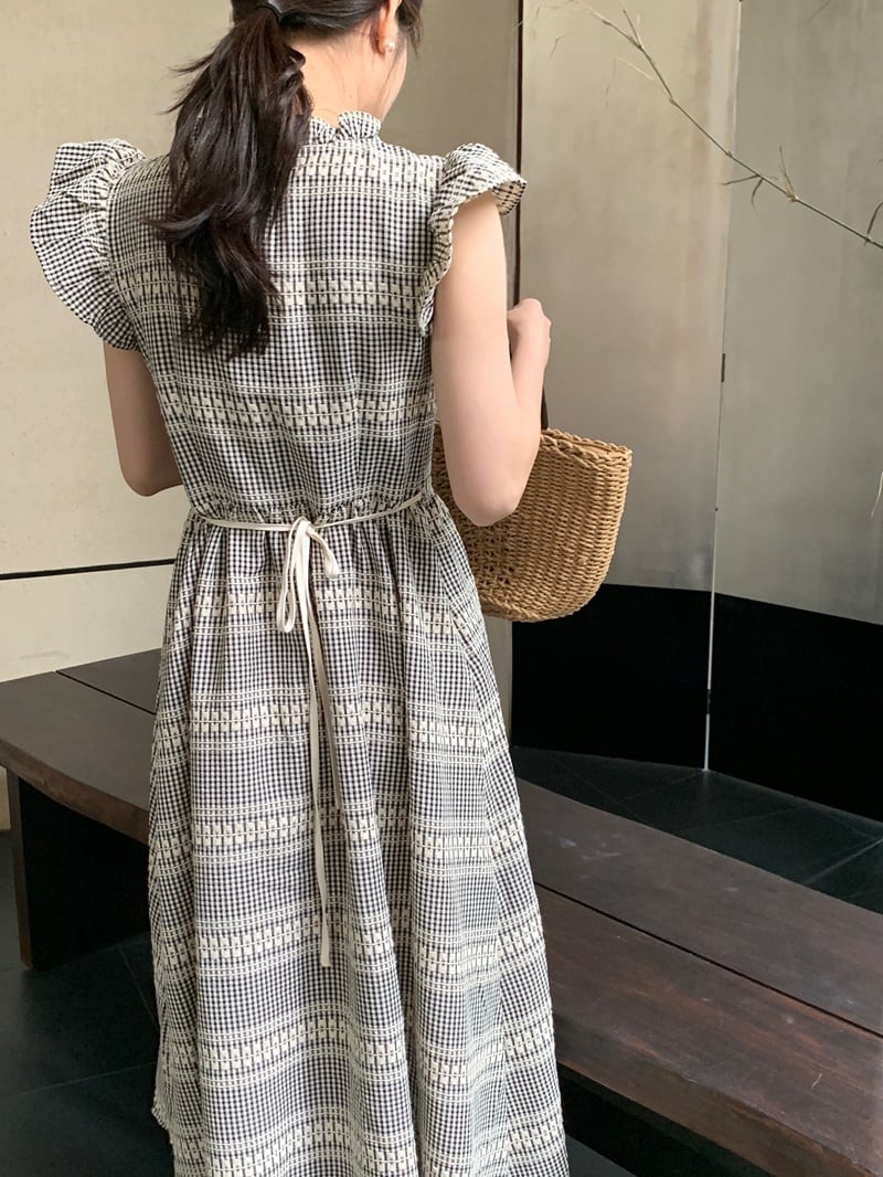 【dress】フリルワンピース　M24461