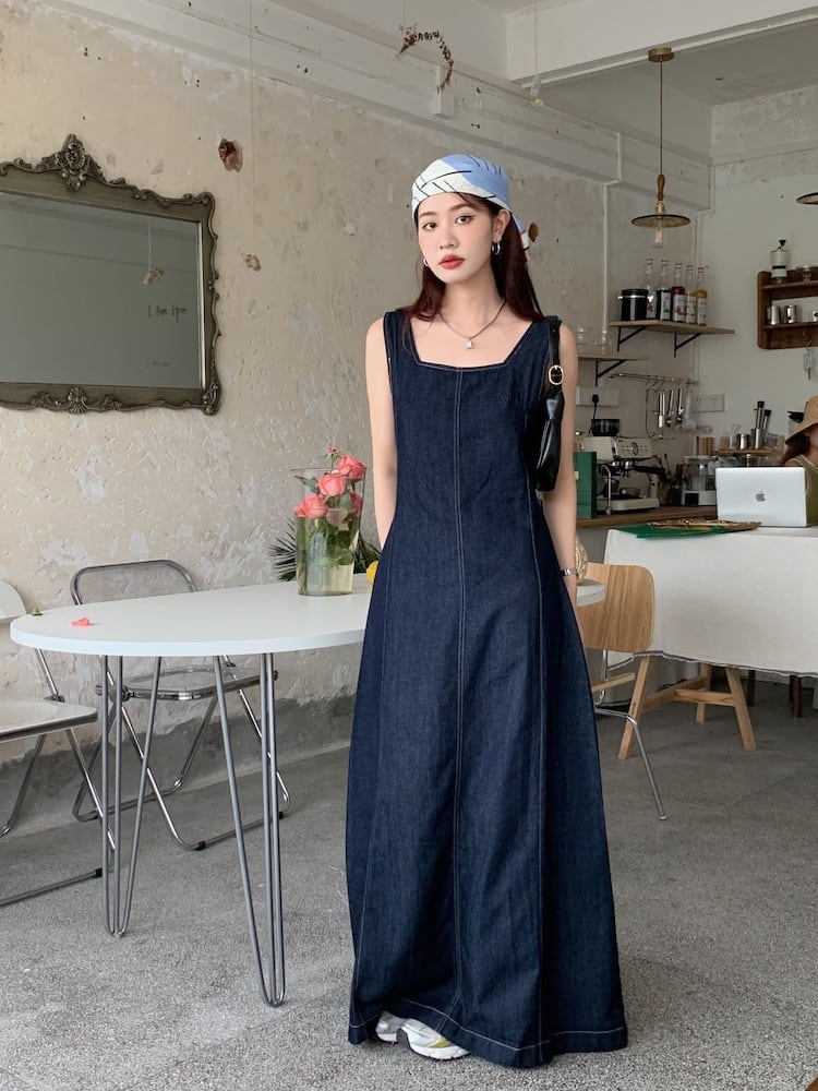 【dress】デニムワンピース　M25033