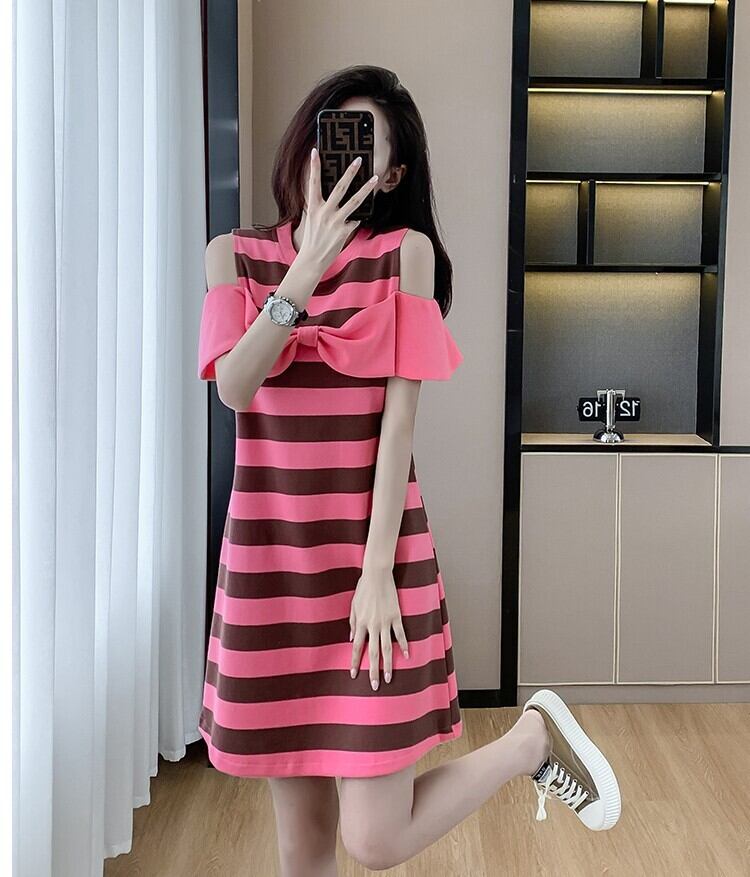 【dress】ボーダー柄ワンピース　M29312