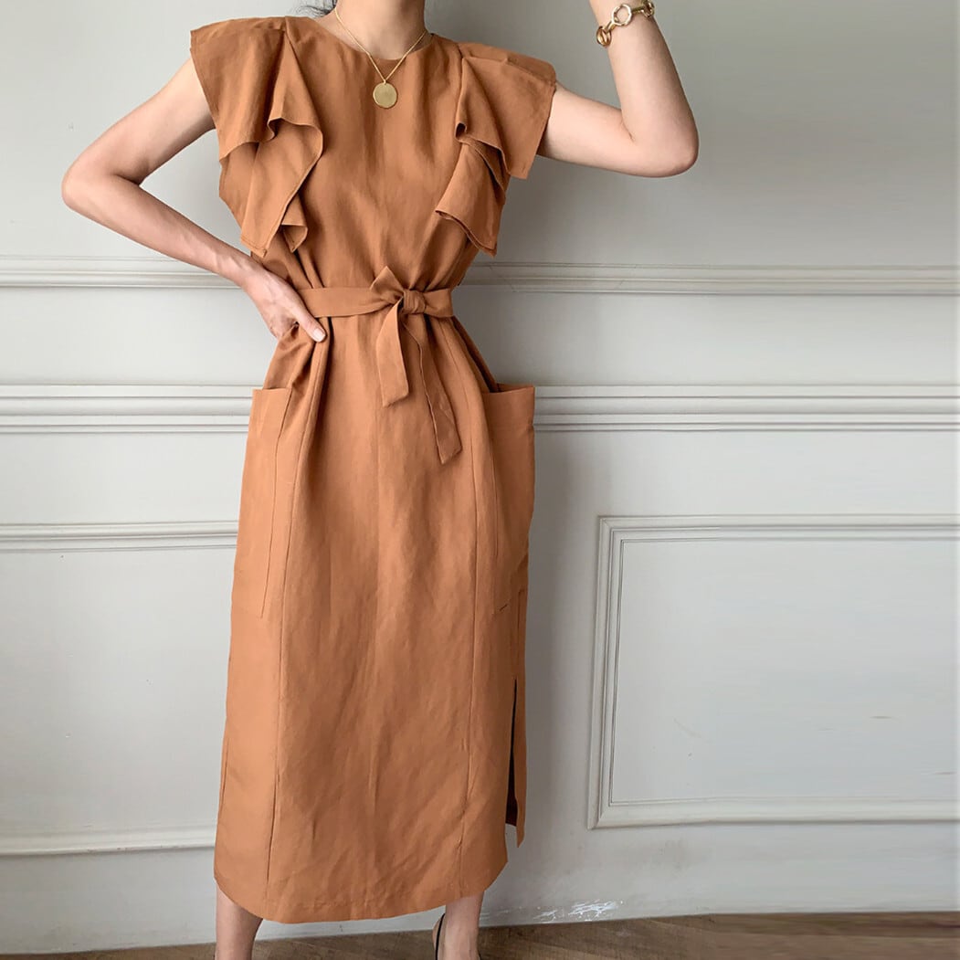 【dress】フリルワンピース　M24723
