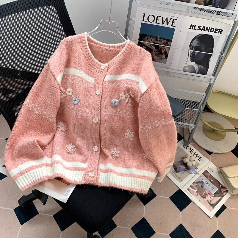 【outer】ニットカーデ　M28324