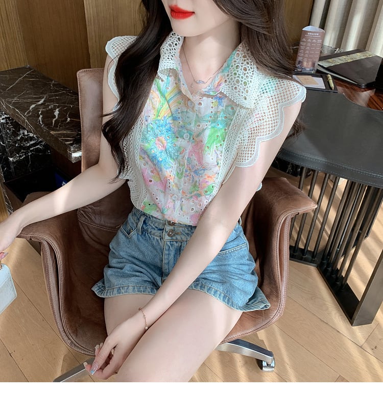 【tops】ノースリーブトップス　M23951