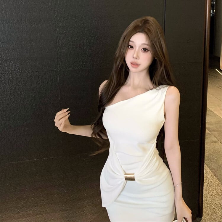 【dress】ワンショルダーワンピース　M29514