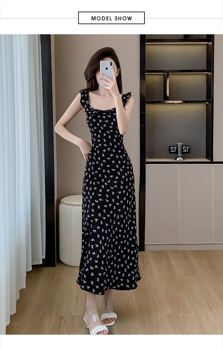 【dress】プリントワンピース　M24409