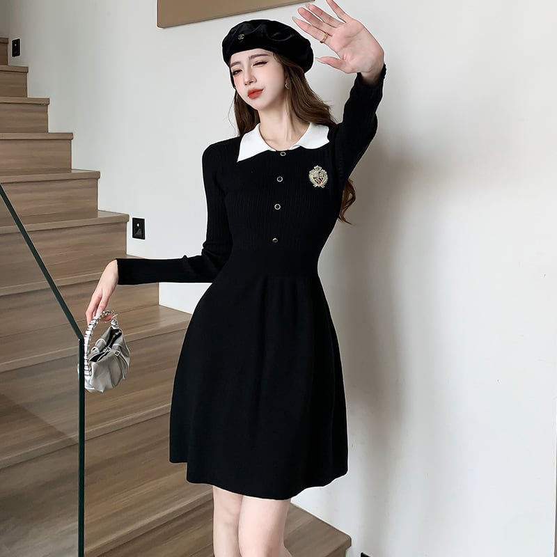 【dress】ニットワンピース　M26354