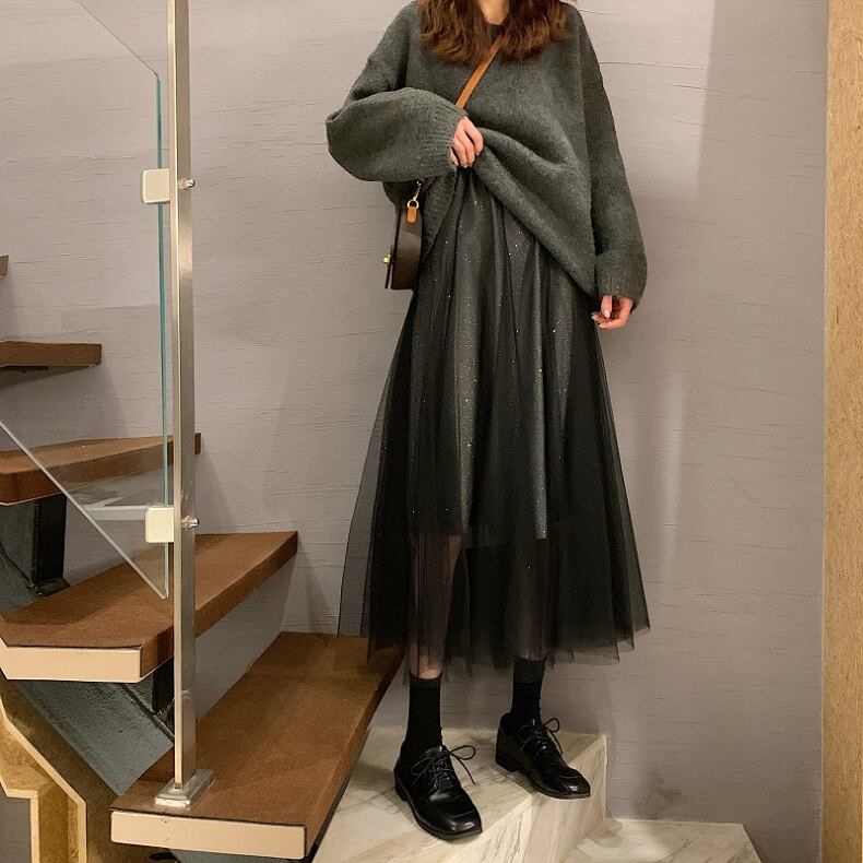 【bottoms】エレガント気質満点レディース存在感アップカジュアルスカート