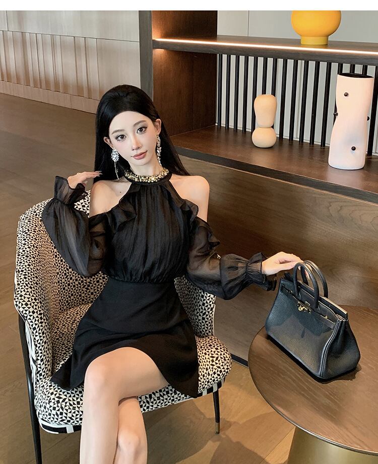 【dress】オフショルダーデートワンピース　M28280