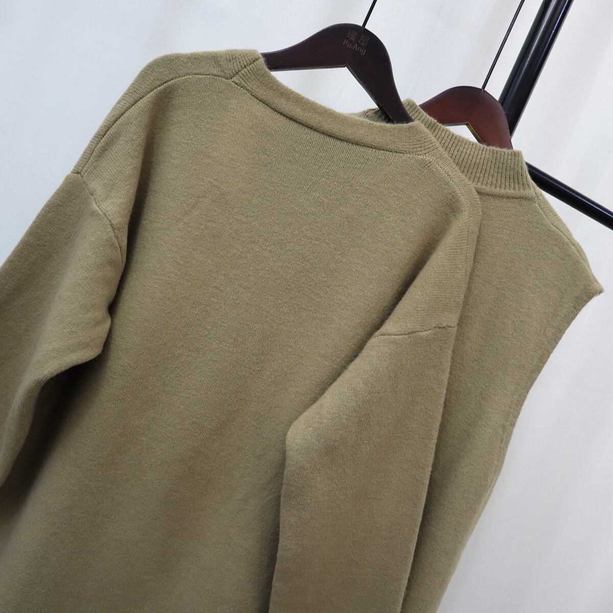 【set】ニットワンピース×カーデセット　M18713