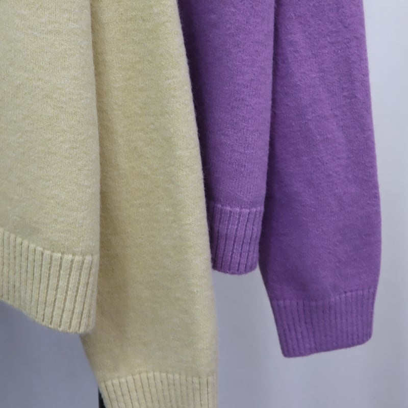 【outer】ファスナーニットカーデ　M27437