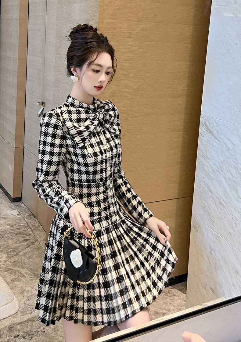 【dress】リボン付きデートワンピース　M28044