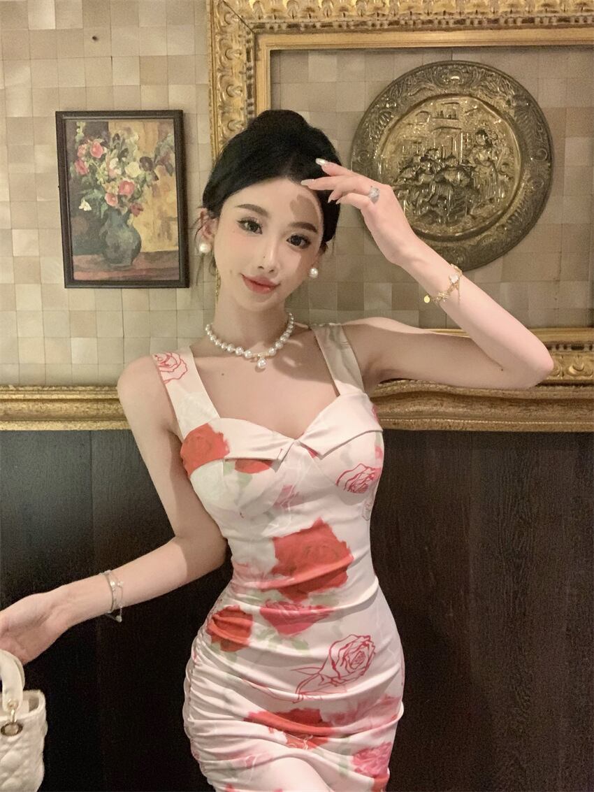 【dress】プリントキャミワンピース G20131