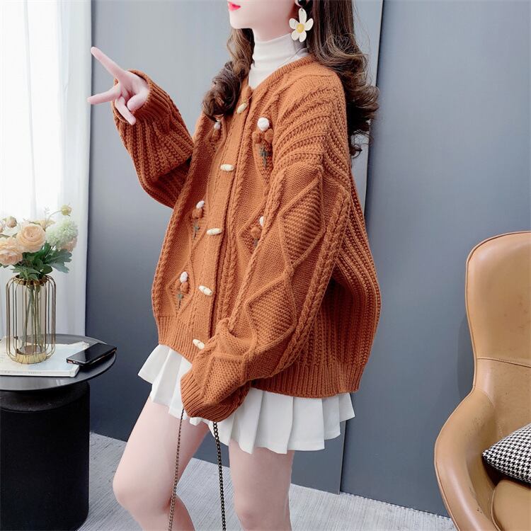 【outer】ニットカーデ　M28328