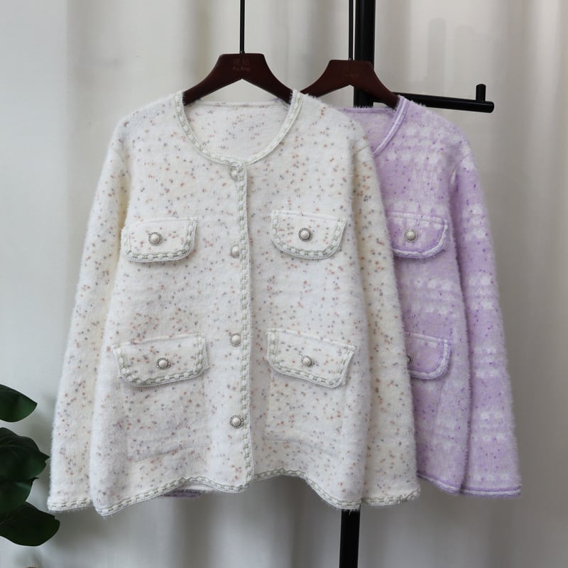 【outer】ニットカーデ　M26073