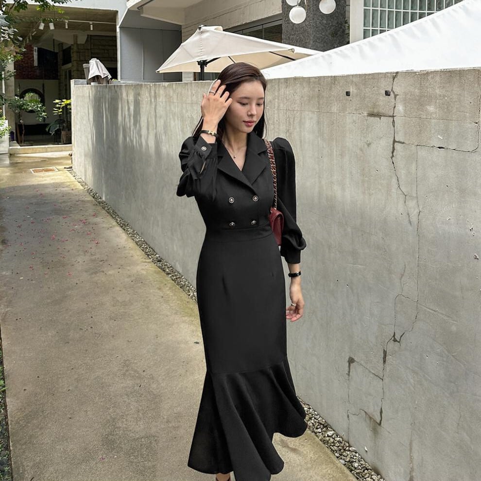 【dress】マーメイドフォーマルワンピース　N2694