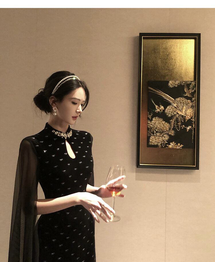 【dress】ドッキングビジューデートワンピース　M28141