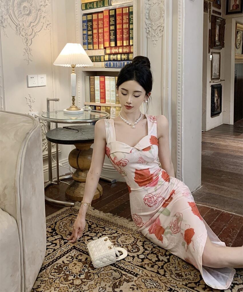 【dress】プリントキャミワンピース G20131