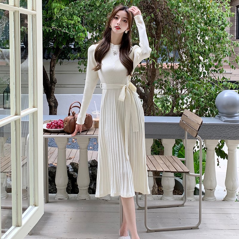 【dress】ニットワンピース　M25478