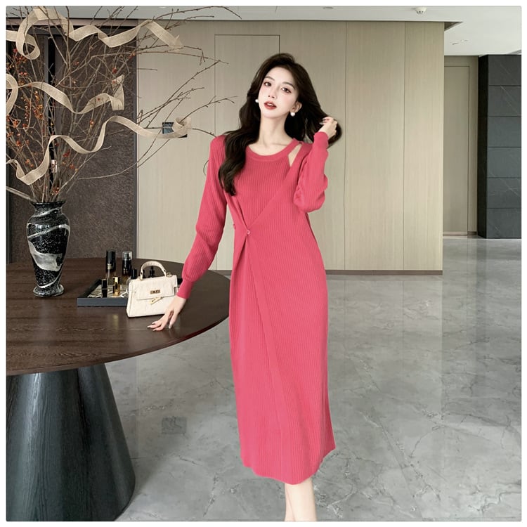 【dress】ニットワンピース　M26054