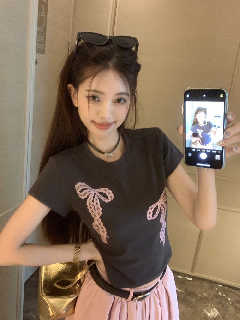 【set】Tシャツ×スカートセット　M24864