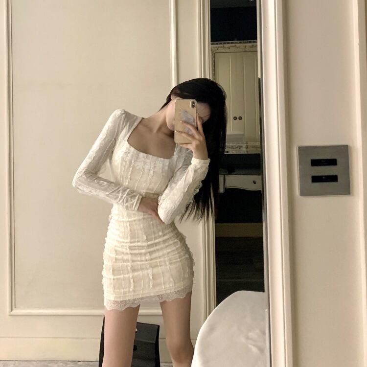 【dress】レースデートワンピース　M27483