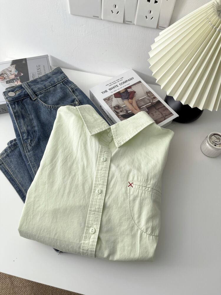 【tops】カラーシャツ　M29921