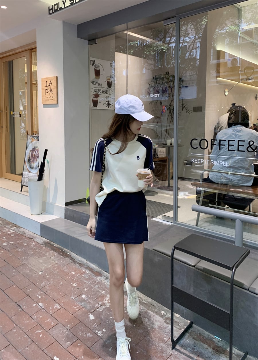 【set】Tシャツ×スカートセット　M25041