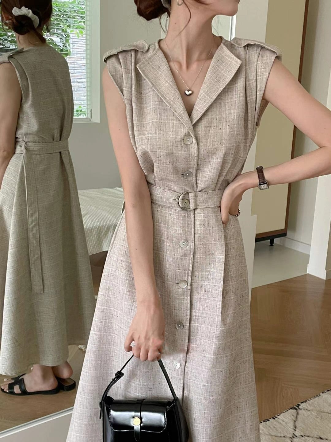 【dress】ノースリーブワンピース　M24746