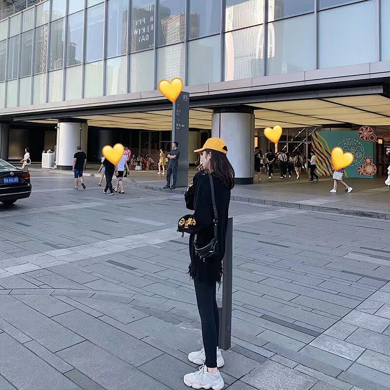 【tops】大人可愛いラウンドネック長袖体型カバー韓国ファッション動物柄配色着回しセーターF1306