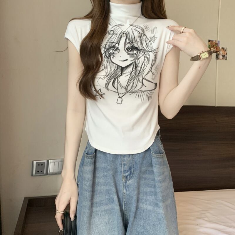 【tops】ハーフネックTシャツG20245