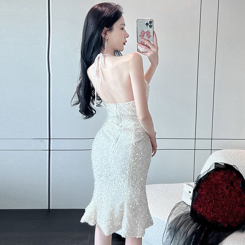 【dress】ホルターネックワンピース G21100