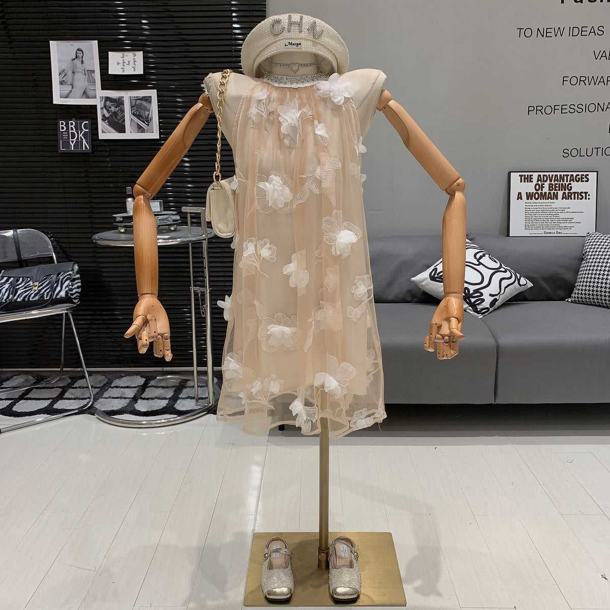 【dress】立体フラワーワンピース　M24781