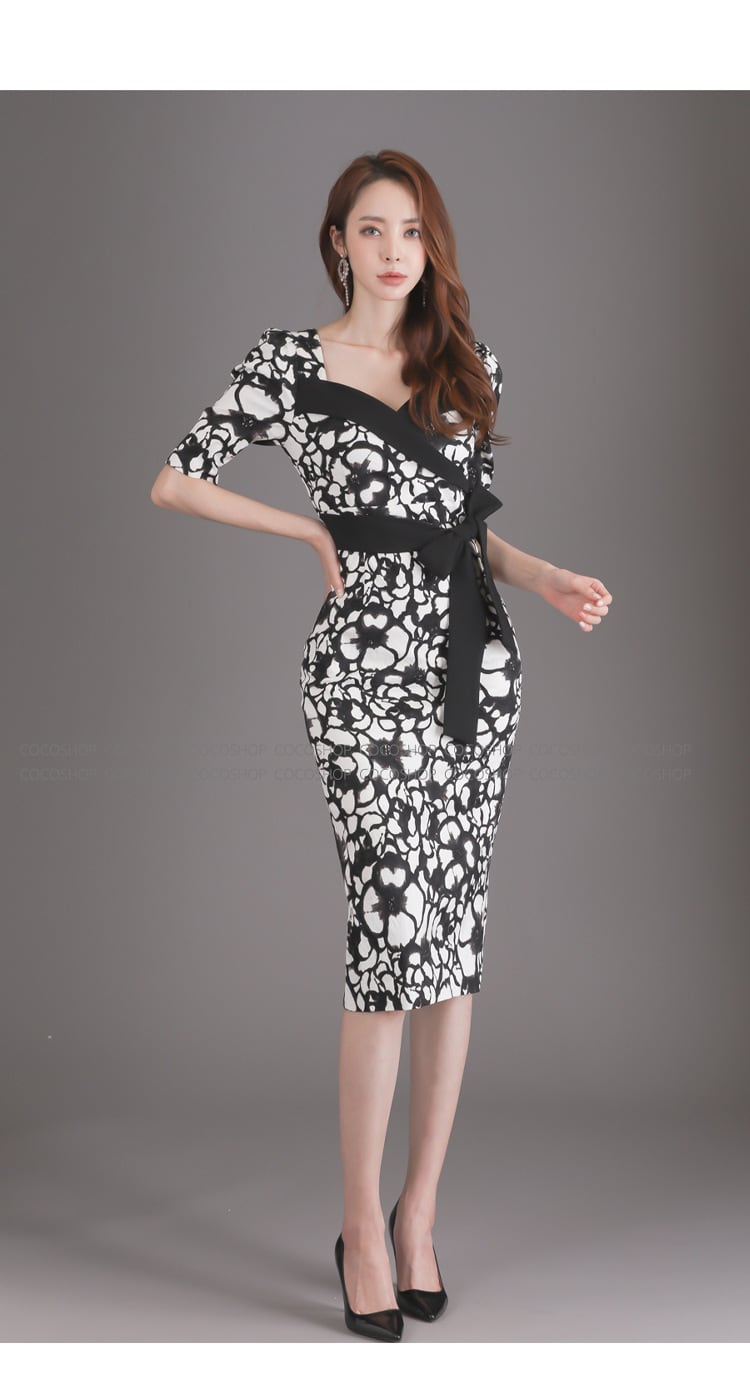 【dress】プリントワンピース　M23961