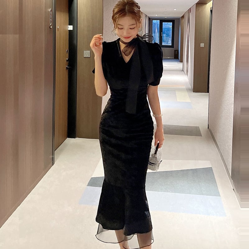 【dress】マーメイドワンピース　M24813