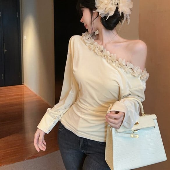 【tops】オフショルダートップス　M29083