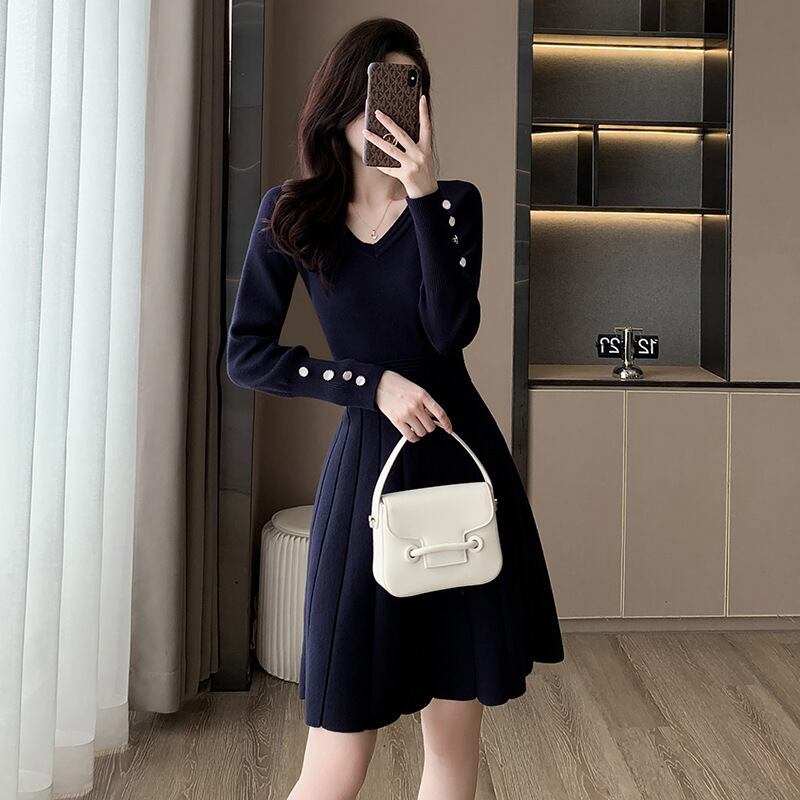 【dress】ニットワンピース　M18909