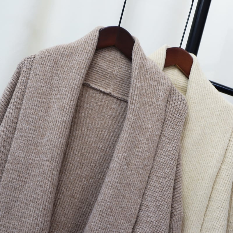 【outer】Vネックニットカーデ　M27589