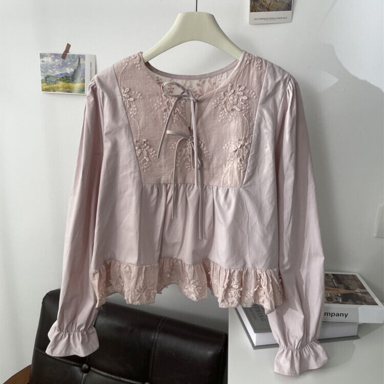 【tops】刺繍ブラウストップス　M29701