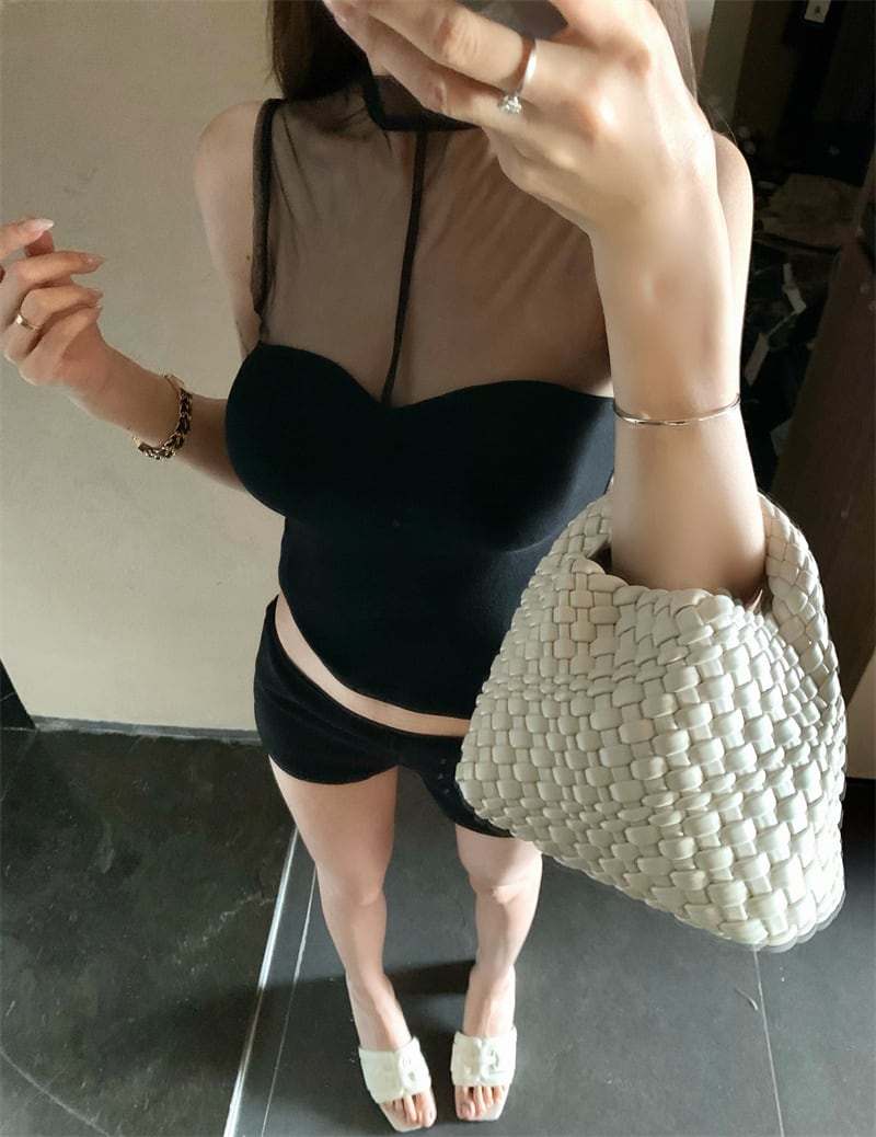 【tops】チュールドッキングトップス　M24540