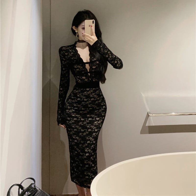 【dress】レースワンピース　M29339