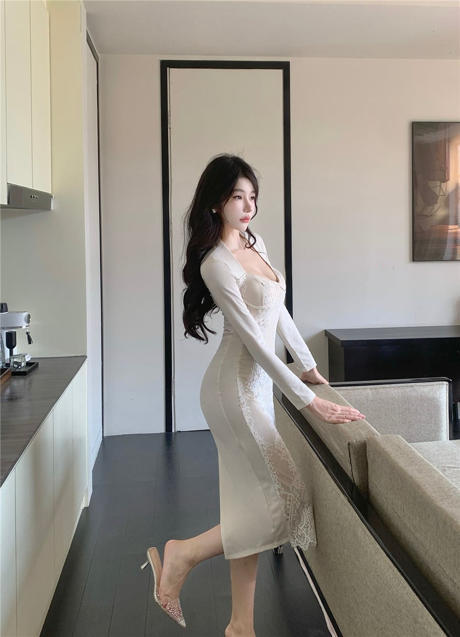 【dress】レースデートワンピース　M27429