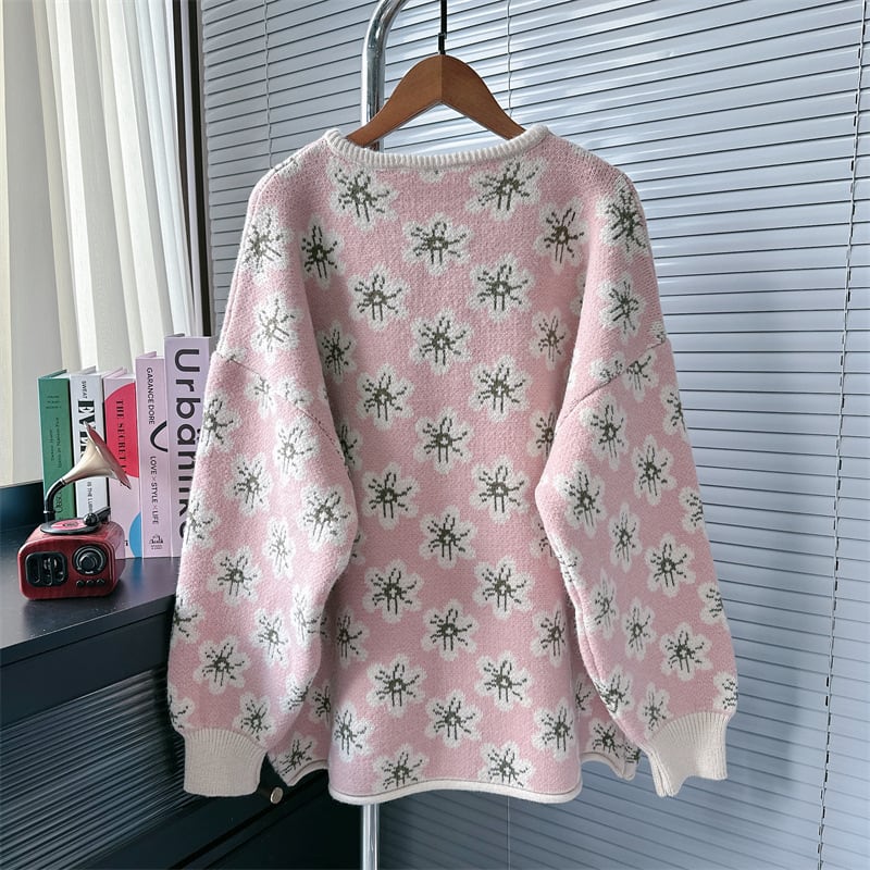 【outer】ジャカードニットカーデ　M26034