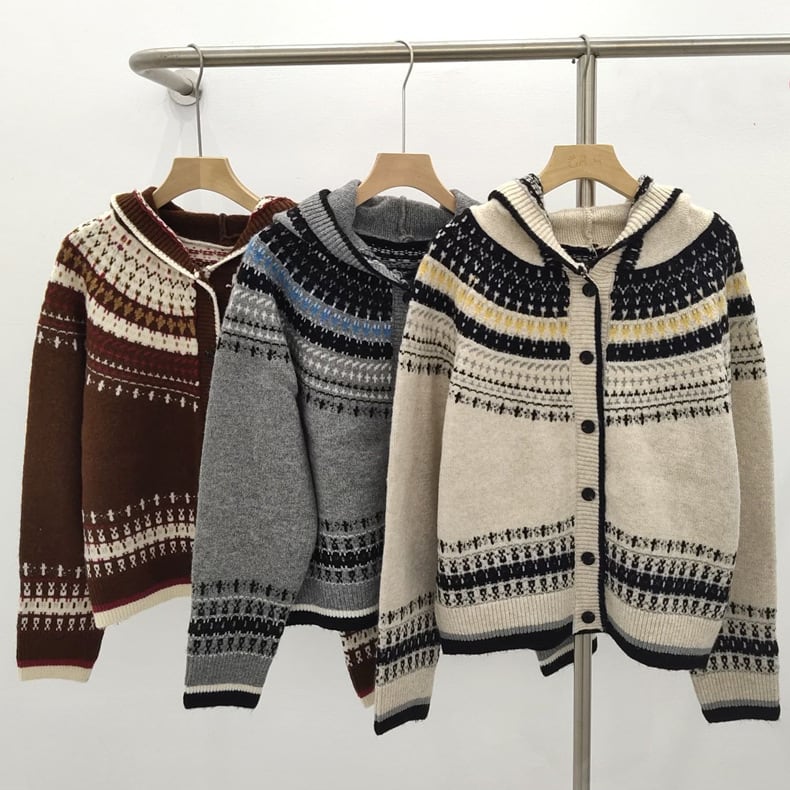 【outer】ニットカーデ　M25984