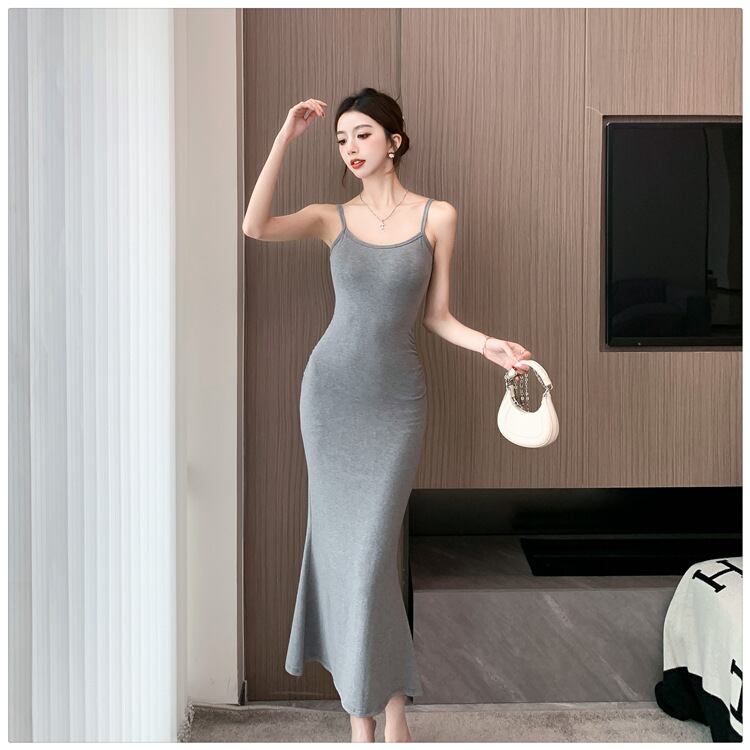 【dress】バックで綺麗キャミワンピース G20487
