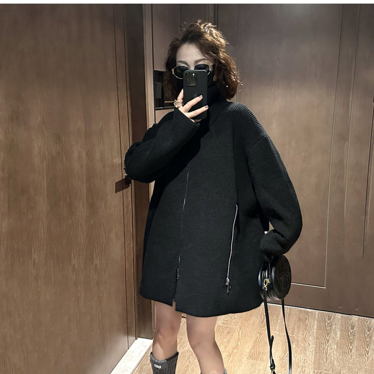 【outer】ニットカーデ　M27278