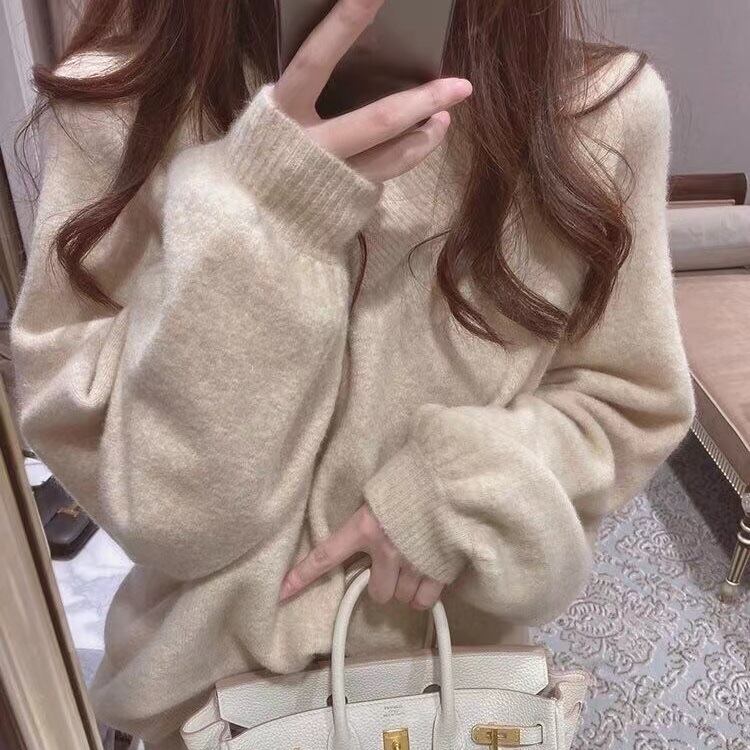 【tops】Vネックニットセーター　M27400