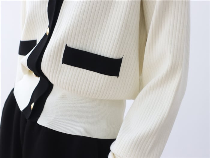 【outer】Vネックニットカーデ　M27234